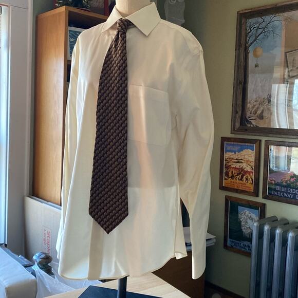 PRONTO UOMO Modern Fit Non Iron dress shirt - Picture 1 of 5